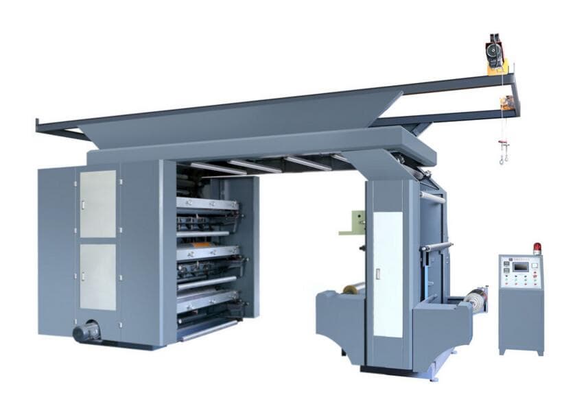 High Speed Packing Materials Flexographic PrintingMachine 6